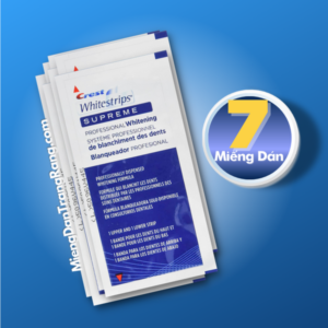 Miếng dán trắng răng Crest Supreme Professional