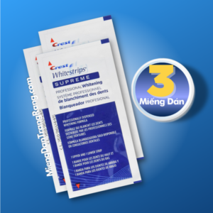 Miếng dán trắng răng Crest Supreme Professional