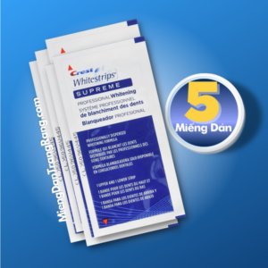 Miếng dán trắng răng Crest Supreme Professional